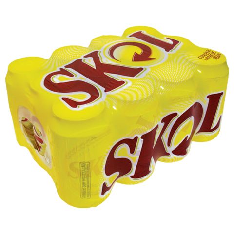 Cerveja SKOL Pack com 12 Latas 350ml